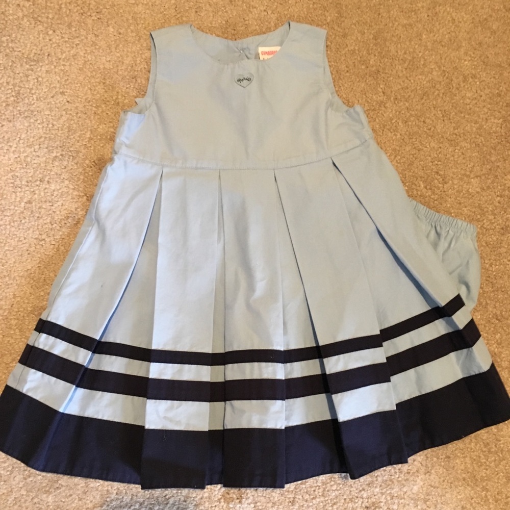 Blue "Paris" Dress